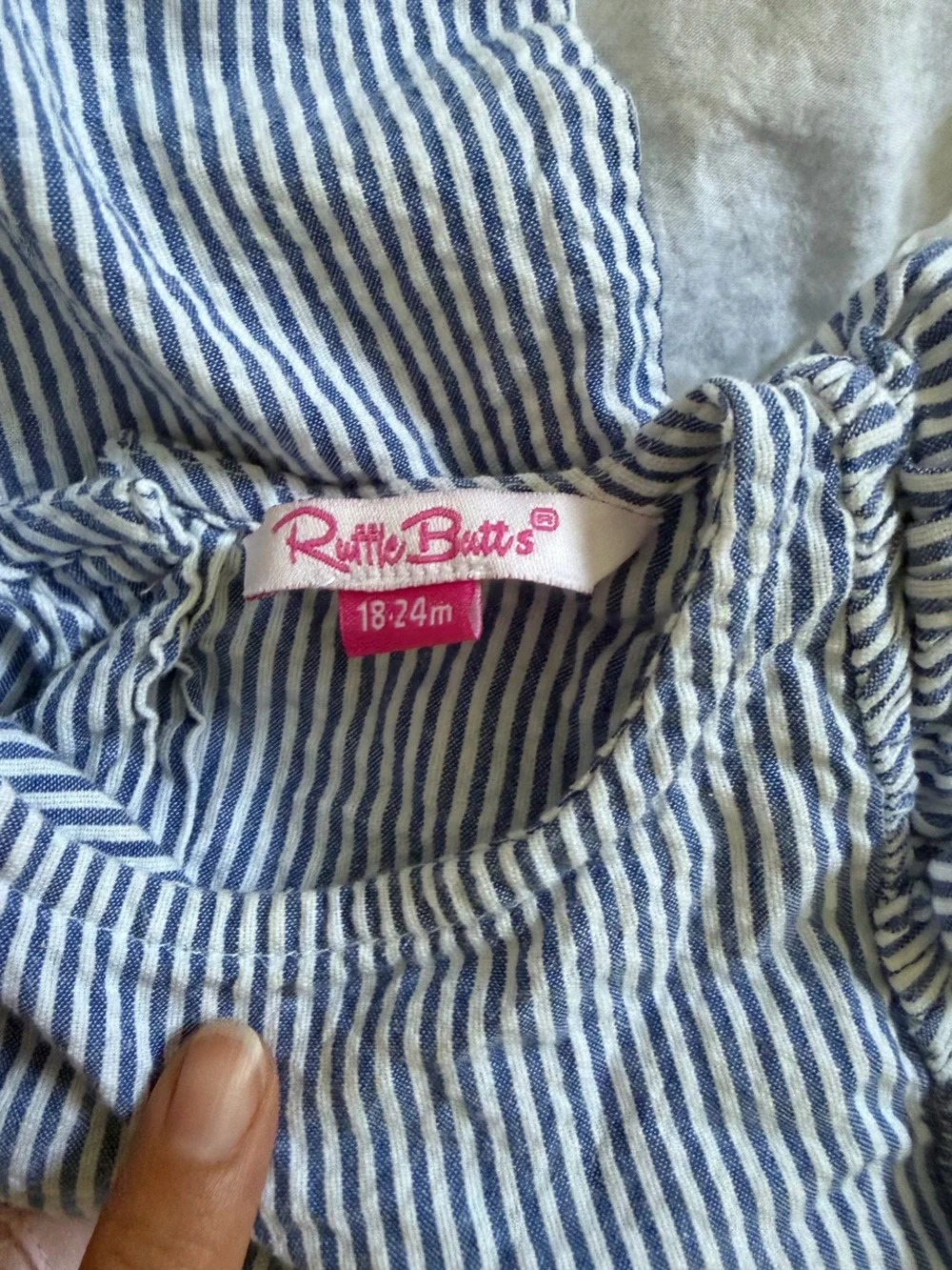 Ruffle Butts soft blue